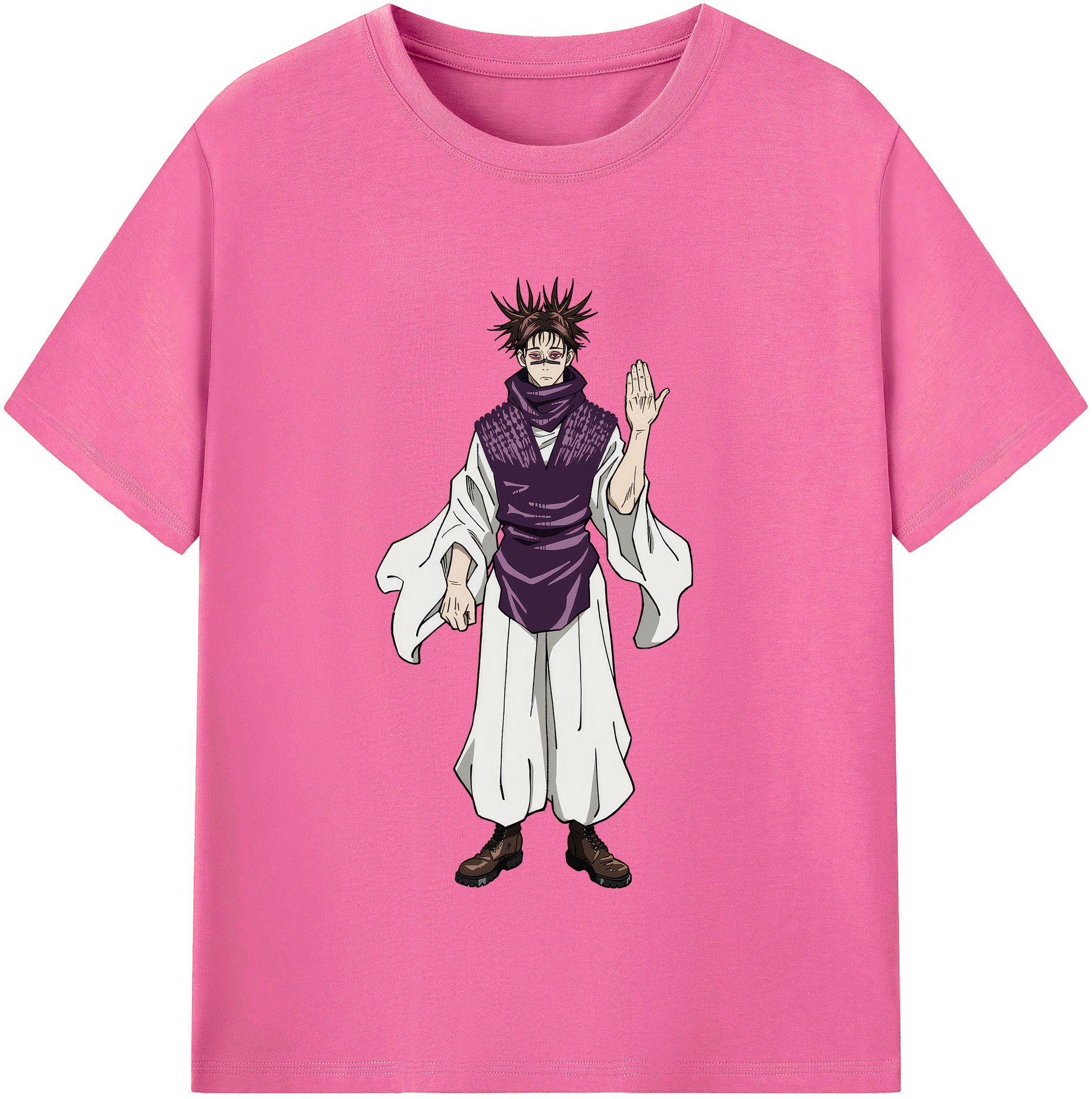 （画像用） 呪術廻戦 Jujutsu Kaisen レディースカジュアルプリントTシャツ（綿100％）
